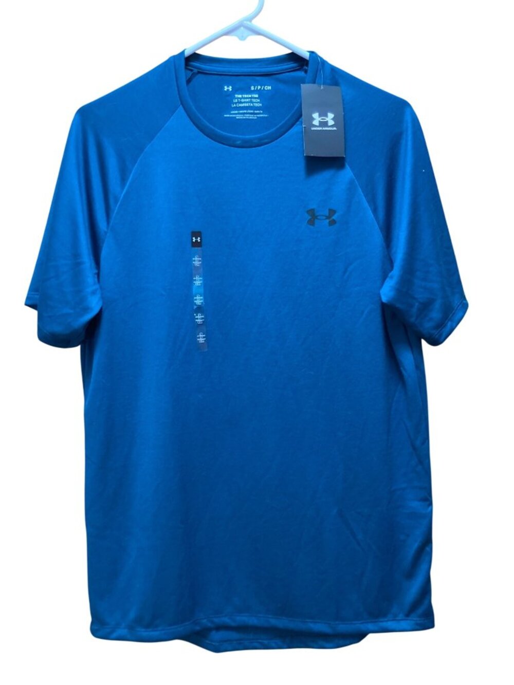 Under Armour Mens Tech 2.0 Short Sleeve Tee Crewneck Shirt Blue Small